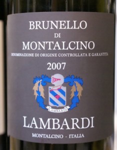 Lambardi Brunello di Montalcino 2007