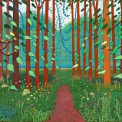 David Hockney The Arrival of Spring in Woldgate