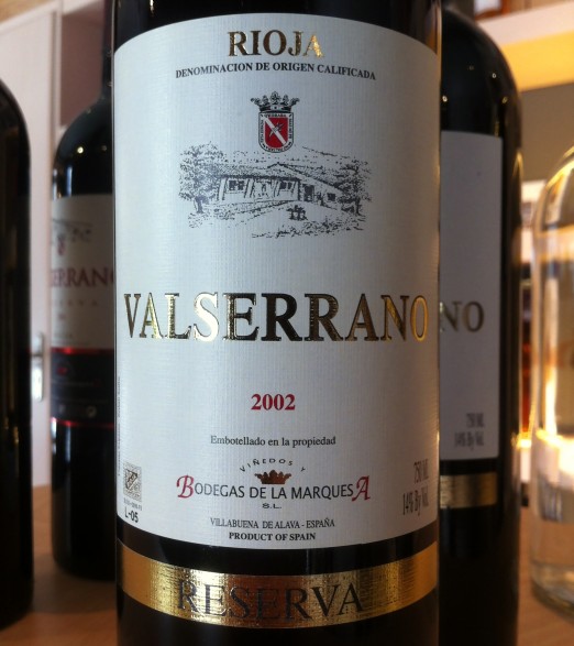 Valserrano Rioja Reserva 2002