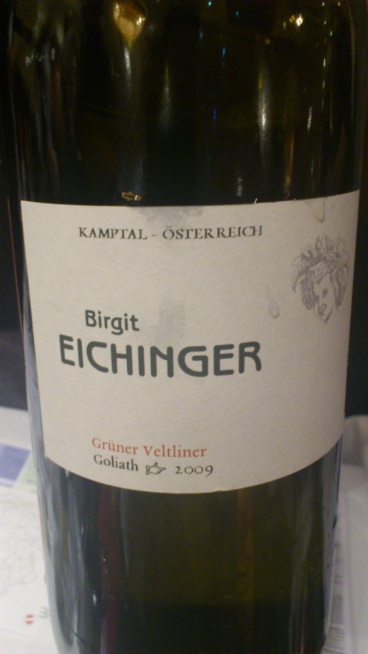 Brigit Eichinger, Goliath, Gruner Veltliner, Austria, Kamptal, 11 women and their wines