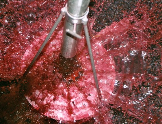 Remontage zraszanie czapy gronowej w czasie fermentacji