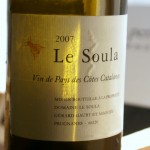 Domaine Le Soula Côtes Catalanes Blanc 2007