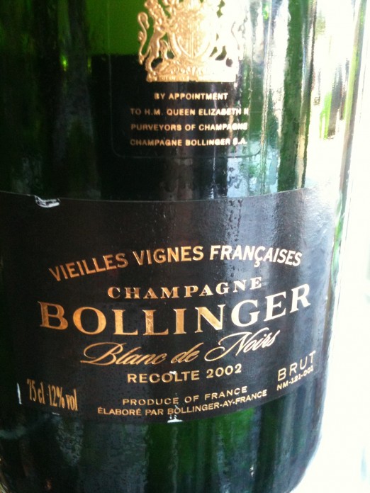 Bollinger Champagne Vieilles Vignes Françaises 2002