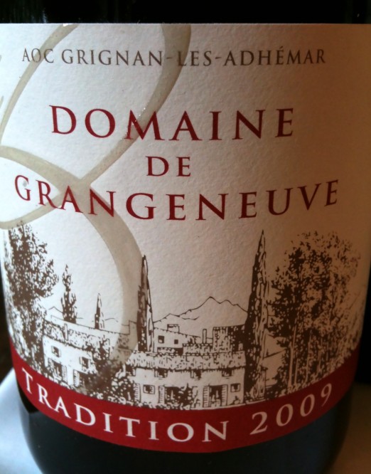 Domaine de Grangeneuve Grignan-les-Adhemar Tradition 2010