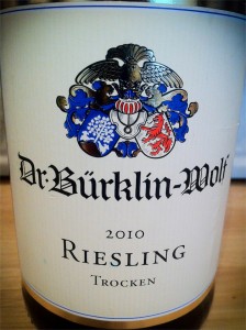 Dr. Bürklin-Wolf Riesling 2010