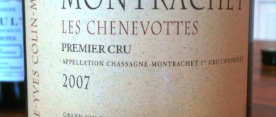 Pierre-Yves Colin-Morey Chassagne-Montrachet Premier Cru Les Chenevottes 2007