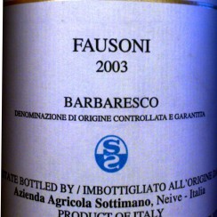 Sottimano Barbaresco Fausoni 2003