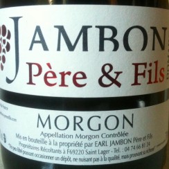 Jambon Pere & Fils Morgon 2011