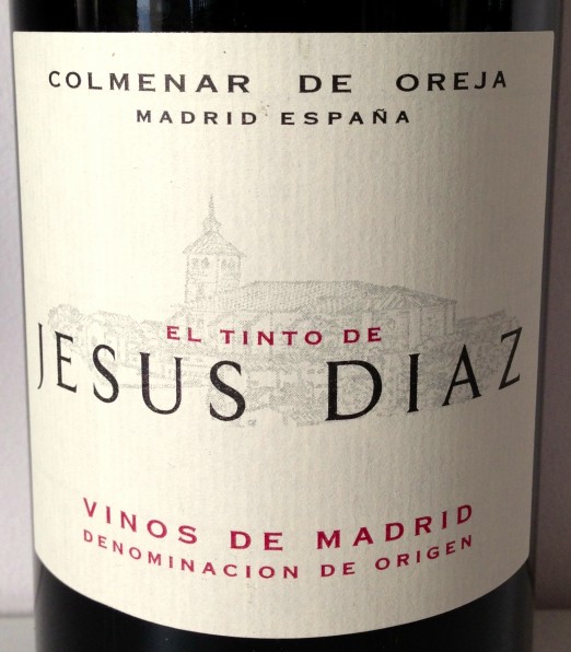 Jesus Diaz Vinos de Madrid El Tinto de Jesus Diaz 2011