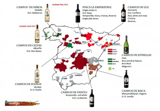 Campos de España wines