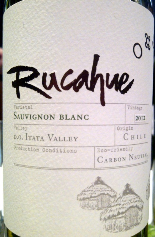 Rucahue Estate Sauvignon Blanc 2012