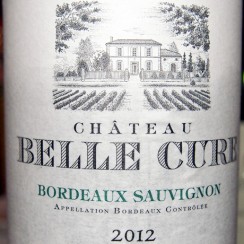 Château Belle-Cure Bordeaux Sauvignon 2012