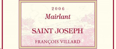 François Villard Saint Joseph Mairlant 2010