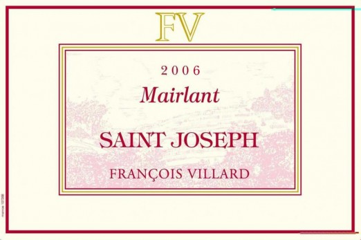 François Villard Saint Joseph Mairlant 2010