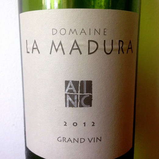 Domaine La Madura Grand Vin Blanc 2012