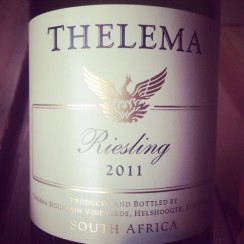 Thelema Riesling 2011