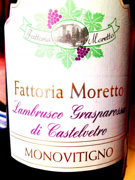 Fattoria Moretto Lambrusco Monovitigno