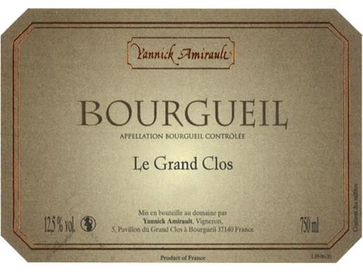 Yannick Amirault Bourgueil Le Grand Clos 2010
