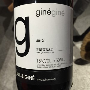 Buil i Giné Priorat Giné Giné 2012