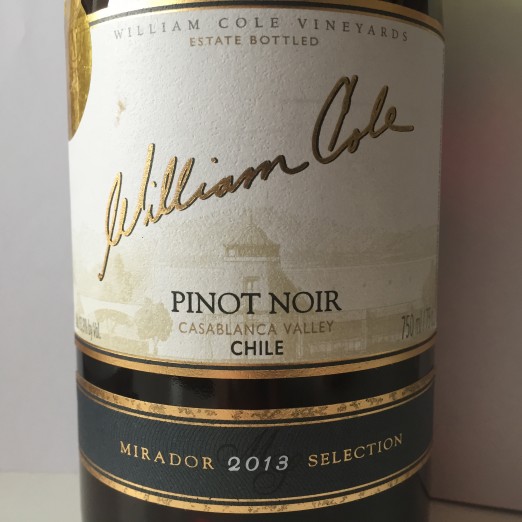 Chilijska moda na Pinot Noir.