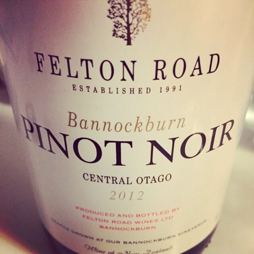 Felton Road Bannockburn Pinot Noir 2012