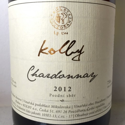 Kolby Chardonnay 2012