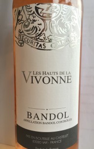 Bandol Rosé Les Gauts de la Vivonne 2012