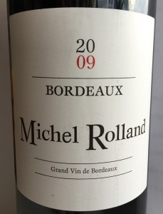 Bordeaux Michel Rolland 2009