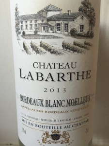 SCEA Cardarelli Château Labarthe Bordeaux Blanc Moelleux 2013