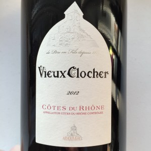 Arnoux & Fils Côtes du Rhône Vieux Clocher 2012