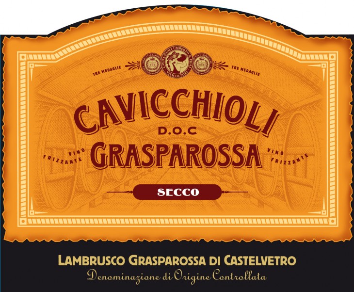 Cavicchioli Lambrusco Grasparossa di Castelvetro secco