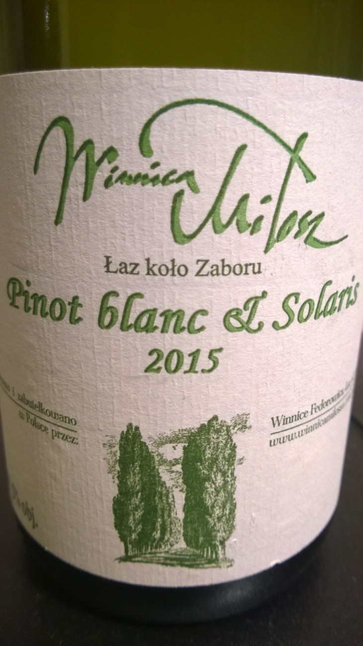 Solaris Pinot Blanc 2015
