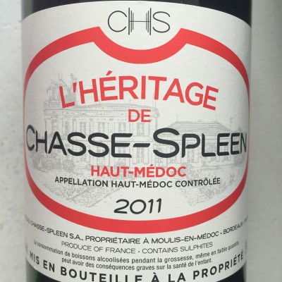 Château Chasse-Spleen Haut-Médoc L’Héritage de Chasse-Spleen 2011