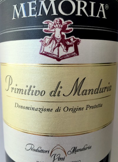 Produttori Vini Manduria Primitivo di Manduria Memoria 2013
