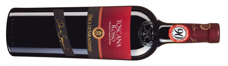 Duca di Saragnano IGP Toscana Rosso czerwone polwytrawne, 750 ml