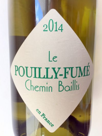 Le Pouilly-Fumé Chemin Baillis 2014