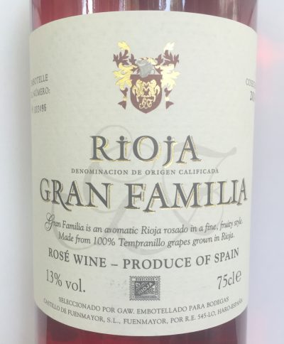 Castillo de Fuenmayor Rioja Gran Familia Rosado