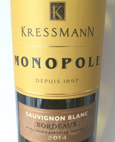 Kressmann Monopole Bordeaux Sauvignon Blanc 2014