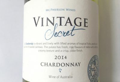 McPherson Vintage Secret Chardonnay 2014