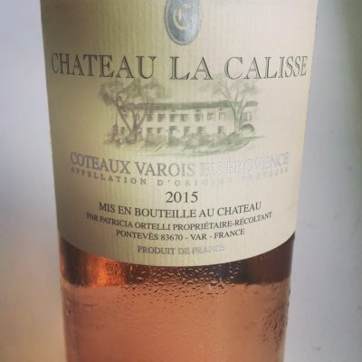 Château La Calisse Coteaux Varois Rosé 2015