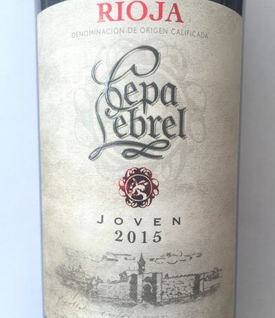 Pagos del Rey Rioja Cepa Lebrel Joven 2015