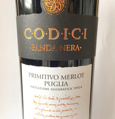 MGM Mondo del Vino Puglia Codici Banda Nera Primitivo Merlot