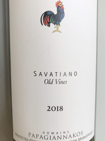 Papagiannakos Markopoulo Savatiano Old Vines 2018