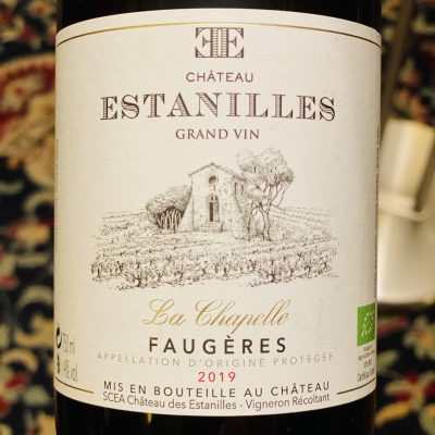 Château Estanilles Faugères La Chapelle 2019