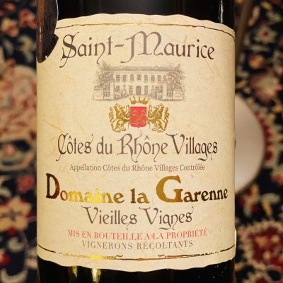 Domaine La Garenne Côtes du Rhône-Villages Saint-Maurice Vieilles Vignes 2019