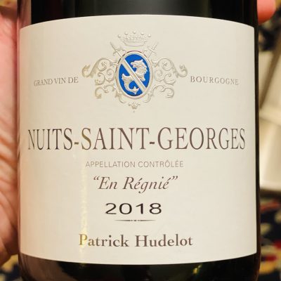 Patrick Hudelot Nuits-Saint-Georges En Régnié 2018