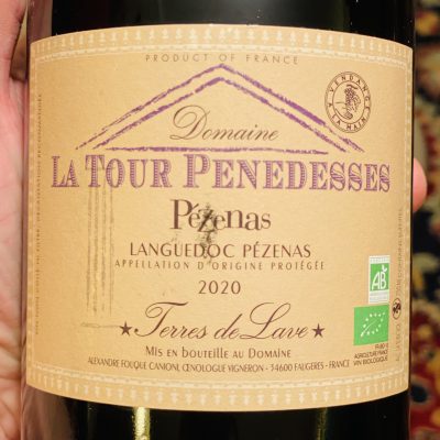 Domaine La Tour Penedesses Languedoc Pézenas Terres de Lave 2020
