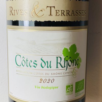 L’Union des Vignerons des Côtes du Rhône Côtes du Rhône Rives & Terrasses 2020