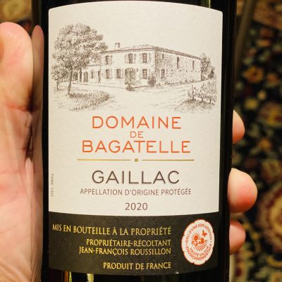 Vinovalie Gaillac Domaine de Bagatelle 2020